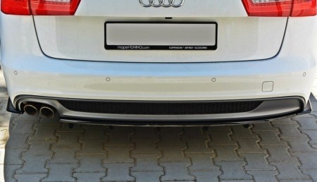 Splitter con barras verticales Maxton Design Audi A6 C7 S-Line Avant