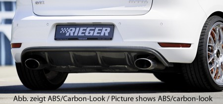 Difusor Rieger VW Golf Mk6 GTI / GTD
