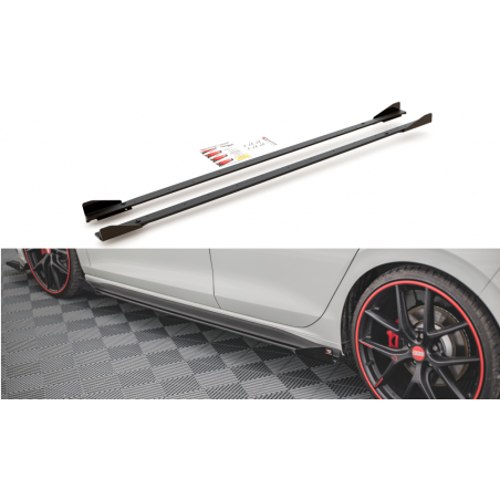 Taloneras Racing Durability Con Flaps Maxton Design VW Golf Mk8 GTI / GTI Clubsport / R-Line