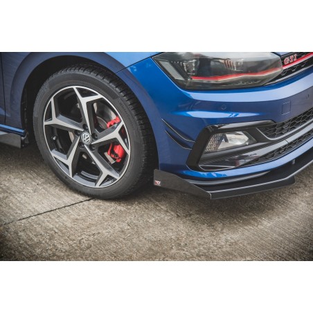Lip Racing Durability Con Flaps Maxton Design VW Polo Mk6 GTI